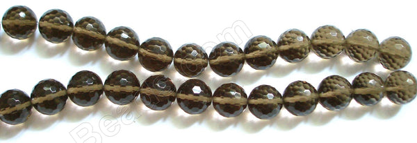 Smoky Quartz Natural AAA - Faceted Round  15"