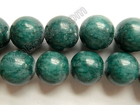 Blue Green Apatite Mashan Jade  -  Big Smooth Round  16"