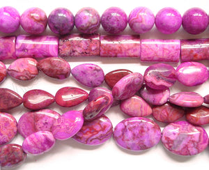 Fuchsia Crazy Lace Agate