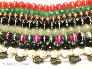 Marcasite Beads, Tassel