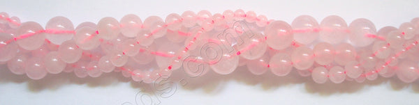 Rose Quartz - Smooth Round  16"