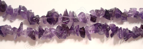 Amethyst A  -  Chips 36"    8 - 10 mm