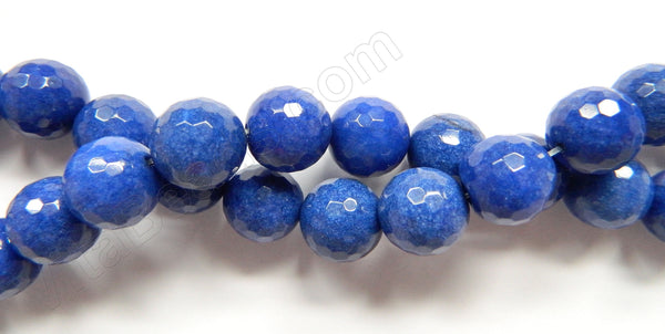 Lapis Mashan Jade  -  Faceted Round  16"