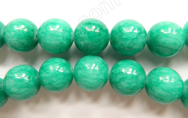 Russian Amazonite Jade  -  Smooth Round 16"
