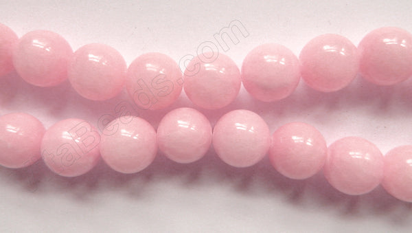 Light Pink Mashan Jade  -  Big Smooth Round  16"