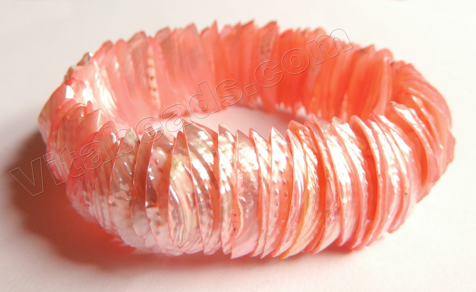 Shell  - Pink Long Tooth Bracelet