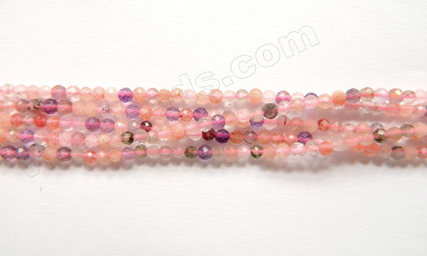 Super 7 Stone Natural A  -   Small Faceted Round  15"