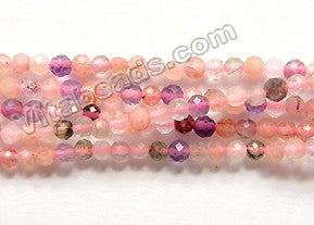 Super 7 Stone Natural A  -   Small Faceted Round  15"