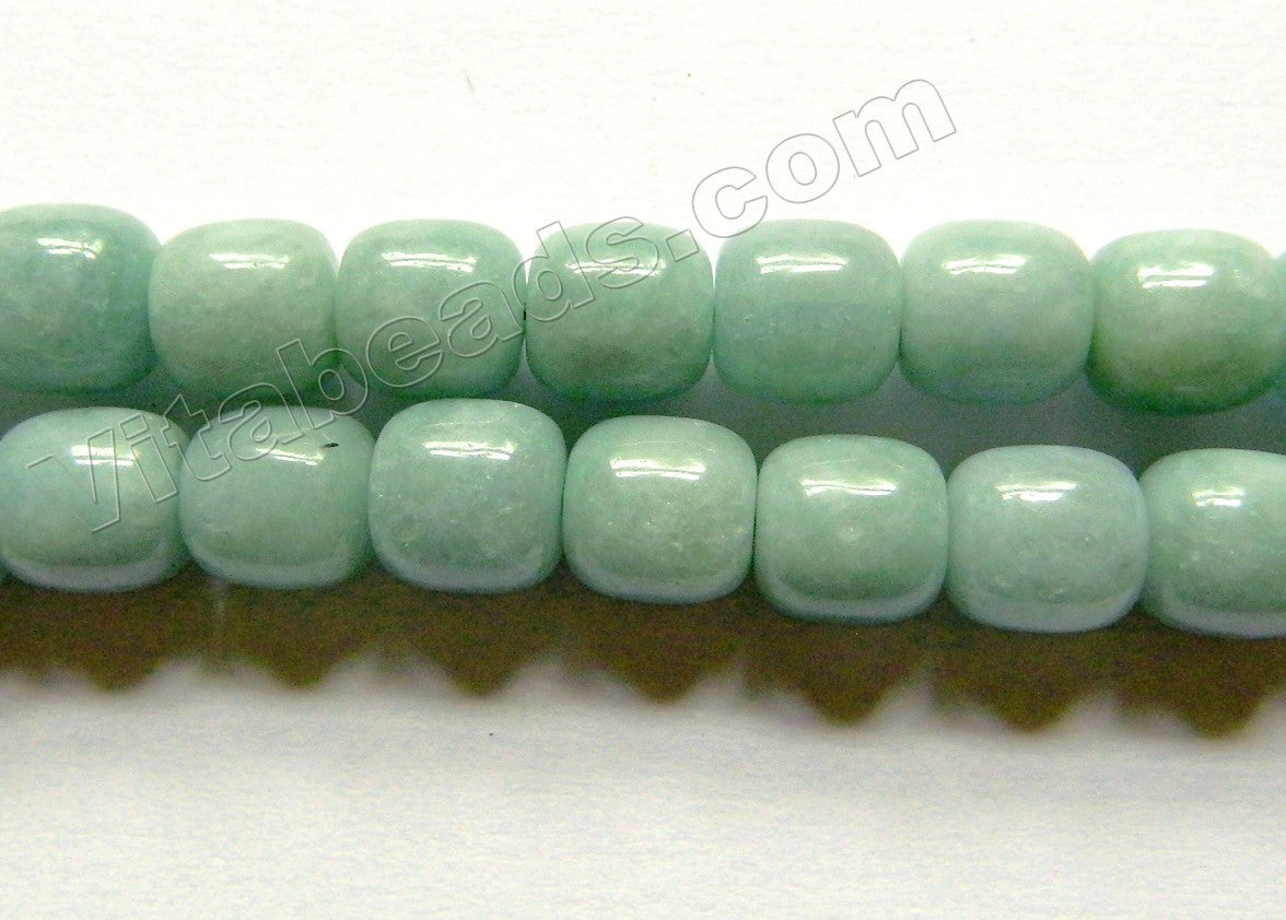 Amazonite Jade  -  Smooth Round Drum  15"