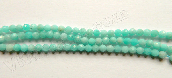 Peruvian Amazonite Opal Natural A  -   Faceted Round  15"