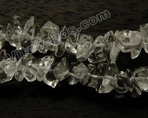 Natural Clear Crystal Quartz AAA  -  Big Chip Nuggets  16"