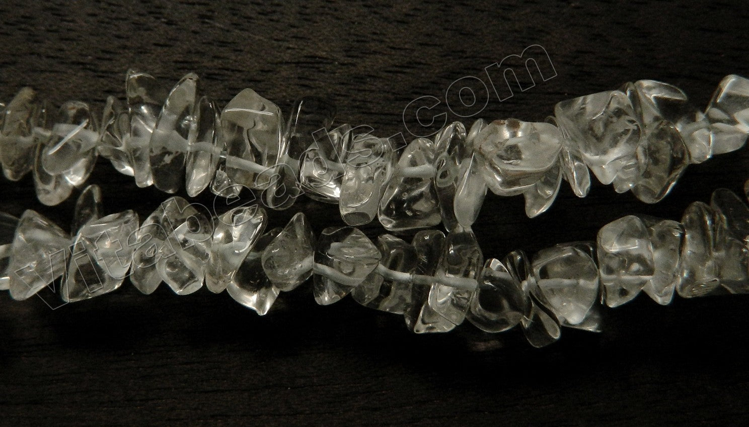 Natural Clear Crystal Quartz AAA  -  Big Chip Nuggets  16"