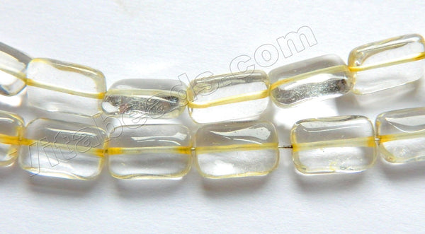 Natural Light Citrine  -  Puff Rectangle  13"