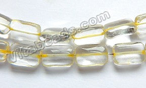 Natural Light Citrine  -  Puff Rectangle  13"