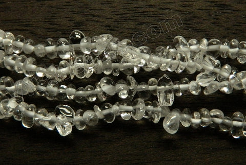 Clear Natural Crystal AAA  -  Small Nuggets  35"