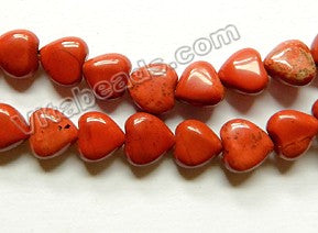 Red Jasper A  -  Puff Heart  15"