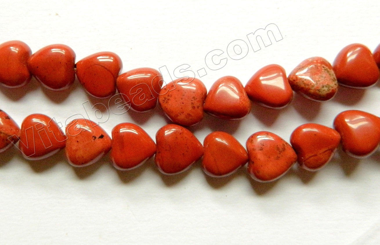 Red Jasper A  -  Puff Heart  15"