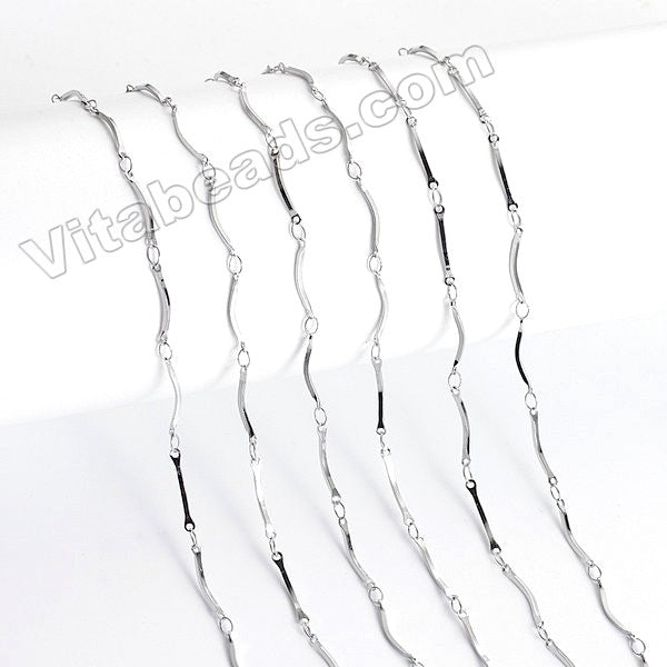 Stainless Steel - 5cm Tail Chain Necklace w/ Lobster Clasp CN564