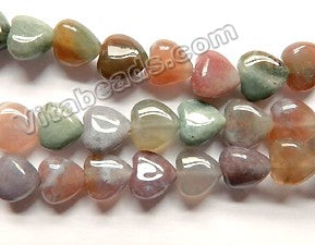 Natural Fancy Jasper A  -  Puff Heart  15"