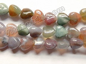 Natural Fancy Jasper A  -  Puff Heart  15"