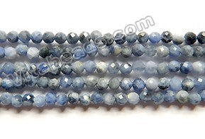 Natural Light Sodalite A  -   Small Faceted Round  15"