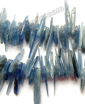 Natural Dark Blue Kyanite  Stone  -  Long Sticks 15"