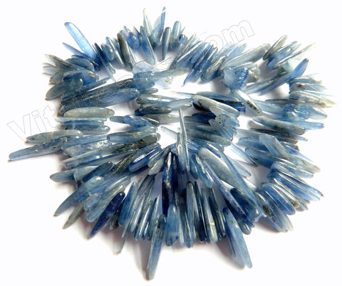 Natural Dark Blue Kyanite  Stone  -  Long Sticks 15"