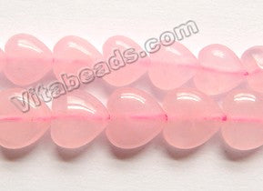 Rose Quartz   -  Puff Heart  16"