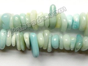 Amazonite A  -  Center Drilled Saucer  16"