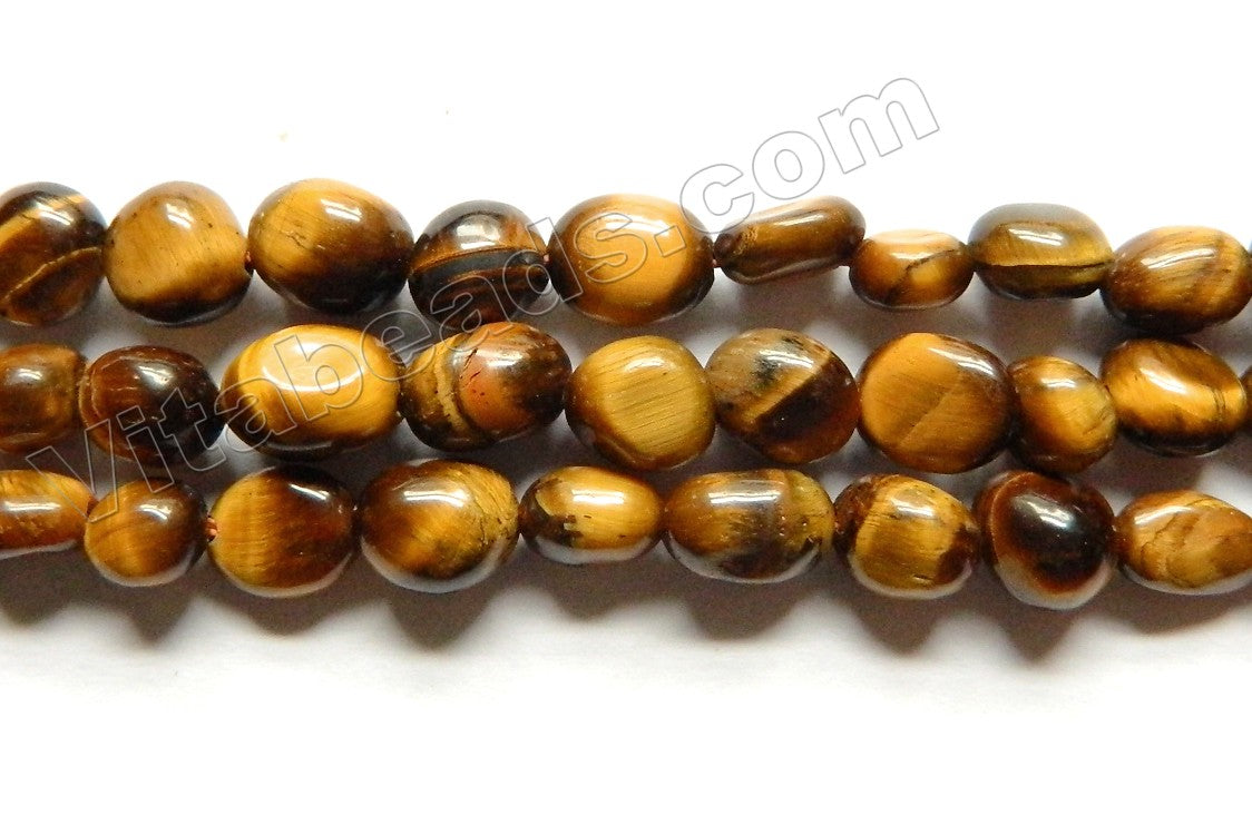 Tiger Eye A  -  Small Smooth Free Form Tumble 15"