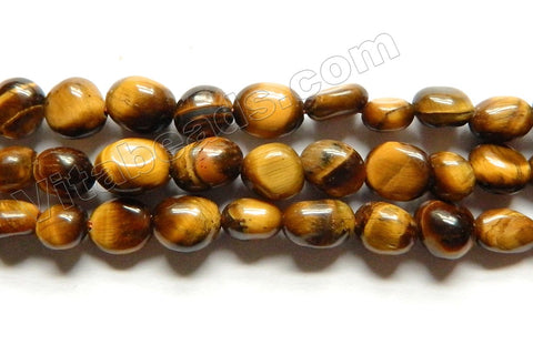 Tiger Eye A  -  Small Smooth Free Form Tumble 15"
