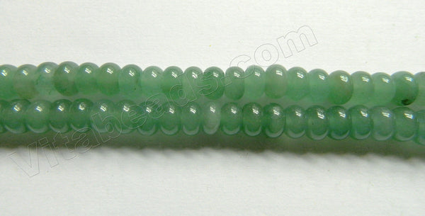 Green Aventurine  -  Smooth Rondels  16"
