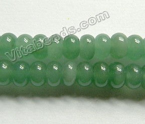Green Aventurine  -  Smooth Rondels  16"