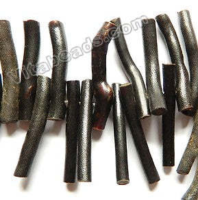 Black Sea Willow Natural Sponge Coral A  -  Long Tube Sticks  8"