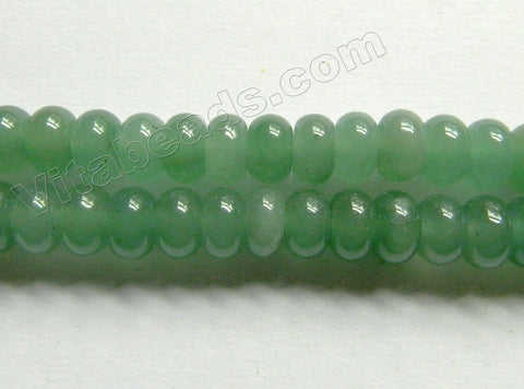 Green Aventurine  -  Smooth Rondels  16"