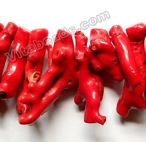 Bamboo Coral  -  Top Drilled Branch Stick  4.5"