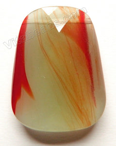 Goldfish Fire Quartz Light -  Faceted Ladder Pendant