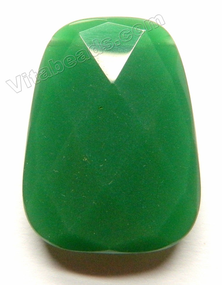 Forest Green Quartz - Faceted Ladder Pendant
