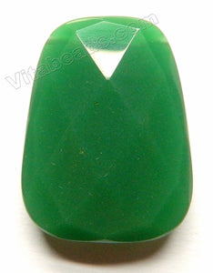 Forest Green Quartz - Faceted Ladder Pendant