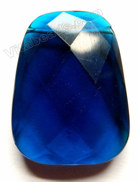 Royal Blue Crystal 026 - Faceted Ladder Pendant