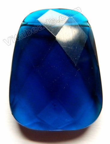 Royal Blue Crystal 026 - Faceted Ladder Pendant