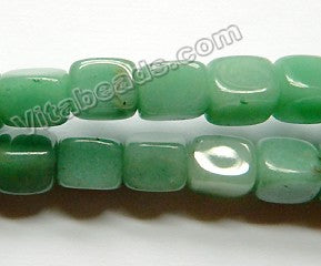 Dark Green Aventurine  -  Cube Nuggets  16"