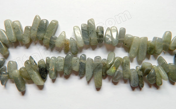 Light Labradorite A  -  Smooth Flat Sticks 15"