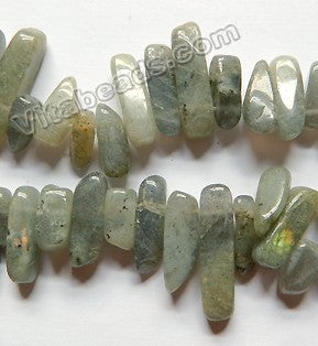 Light Labradorite A  -  Smooth Flat Sticks 15"