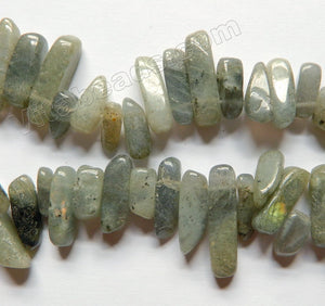 Light Labradorite A  -  Smooth Flat Sticks 15"