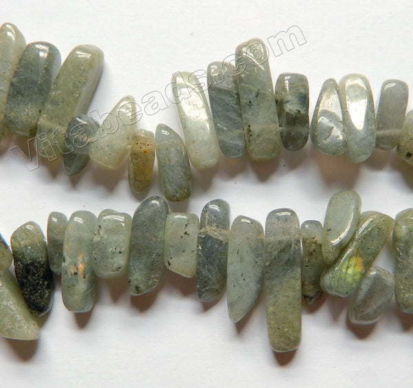 Light Labradorite A  -  Smooth Flat Sticks 15"