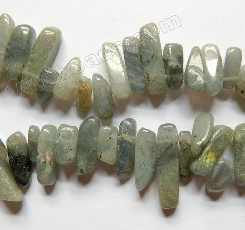 Light Labradorite A  -  Smooth Flat Sticks 15"