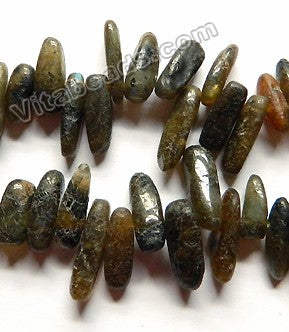 Dark Labradorite AB  -  Smooth Sticks 15"