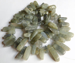 Light Labradorite A  -  Smooth Flat Sticks 15"