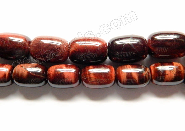 Red Tiger Eye AA  -  Smooth Drums  16"
